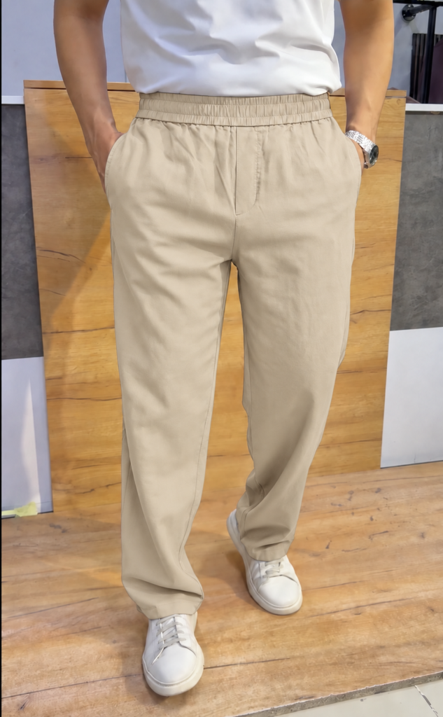 Cotton Trouser Pant - Beidge