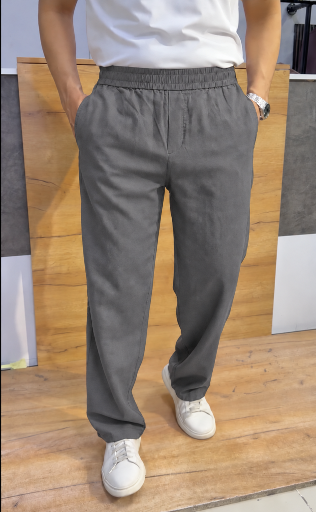 Cotton Trouser Pant - Ash
