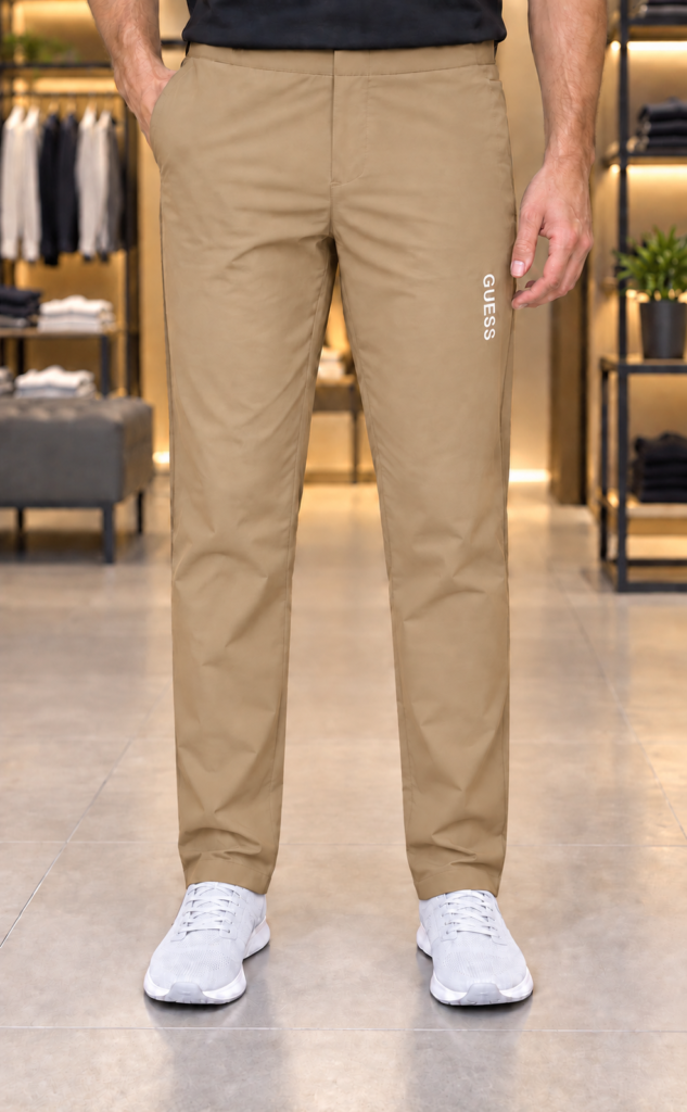 GUESS TROUSER - Khaki
