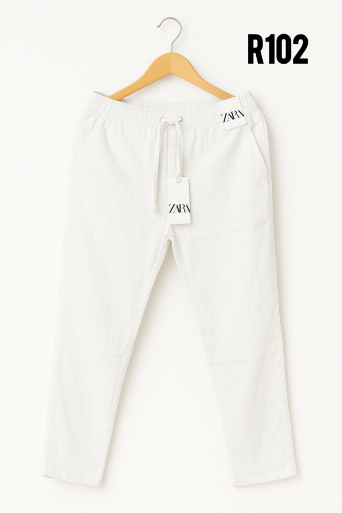 Remi Cotton Pant - White